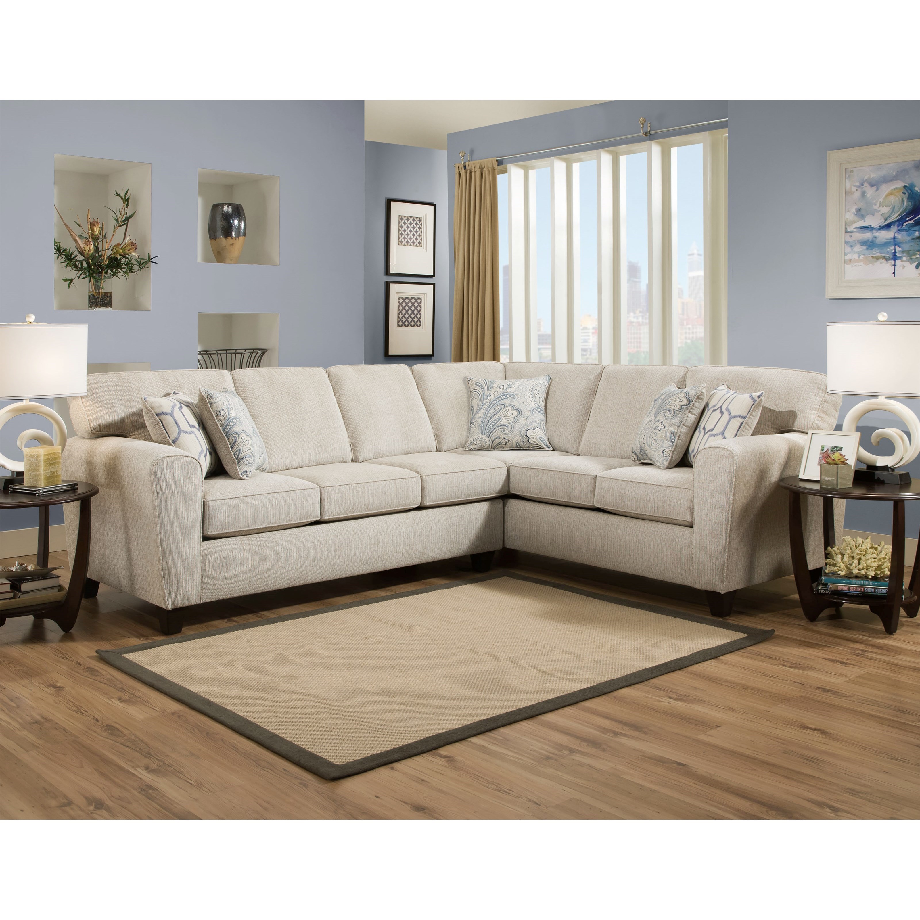 Peak Living 3100 5Seat Sectional Sofa Prime Brothers Furniture